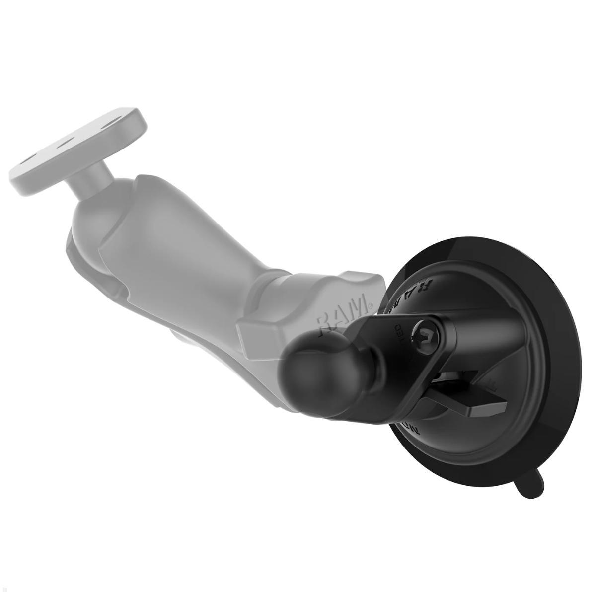RAM Mounts Drehverschluss Saugnapf Halterung mit B-Kugel (RAM-B-224-1U), schwarz, Kombinationsmöglichkeiten RAM Mounts Drehverschluss Saugnapf Halterung mit B-Kugel (RAM-B-224-1U), schwarz, Kombinationsmöglichkeiten