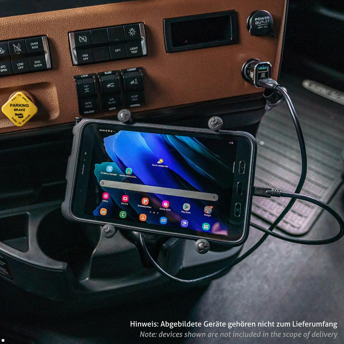 RAM Mounts X-Grip Tablet Halteklammer 7-8 Zoll, B-Kugel (RAM-HOL-UN8BU), schwarz Anwendung Auto RAM Mounts X-Grip Tablet Halteklammer 7-8 Zoll, B-Kugel (RAM-HOL-UN8BU), schwarz Anwendung Auto