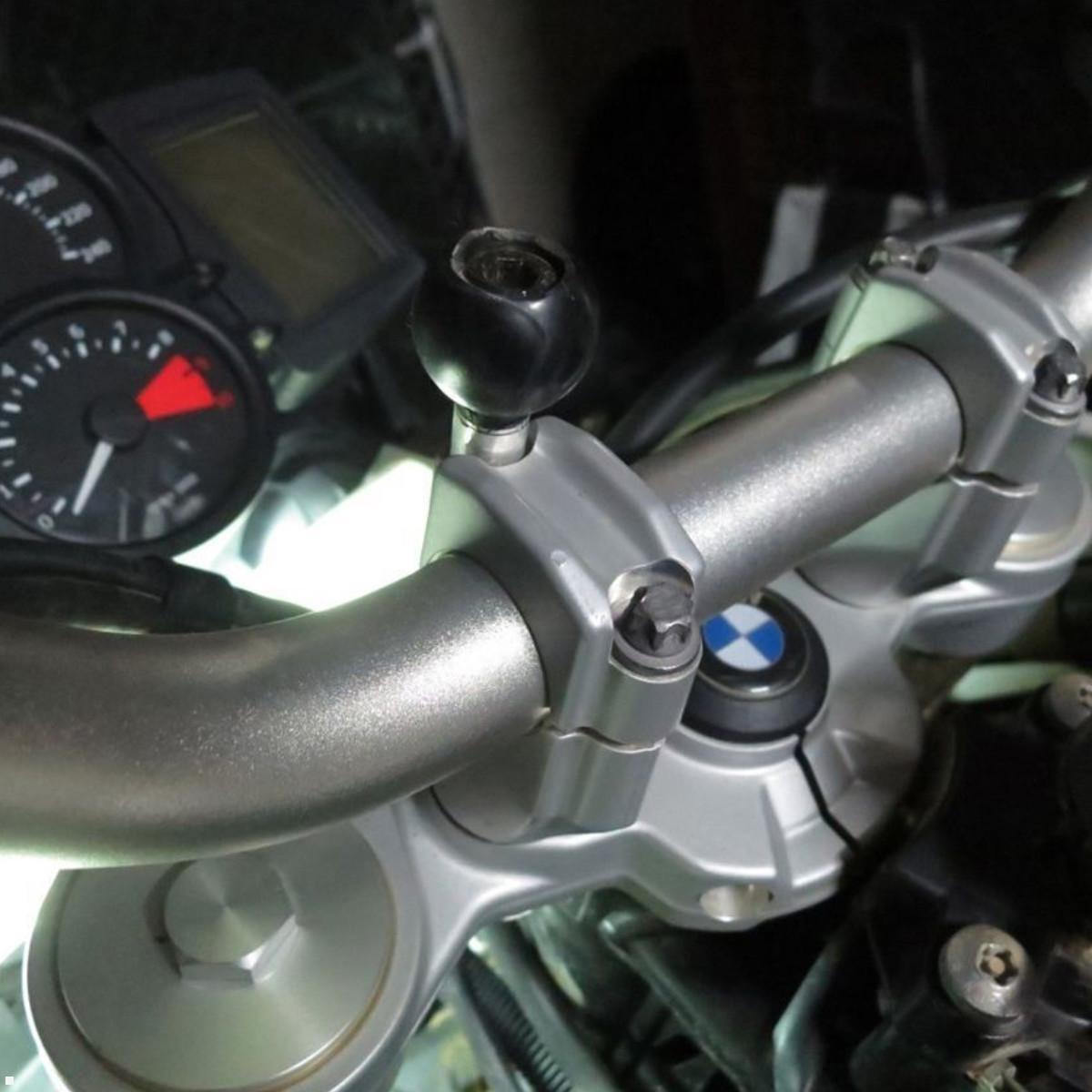 RAM Mounts Motorrad Befestigung Lenkerkopf mit B-Kugel (RAM-B-367U), schwarz Anwendung Motorrad RAM Mounts Motorrad Befestigung Lenkerkopf mit B-Kugel (RAM-B-367U), schwarz Anwendung Motorrad