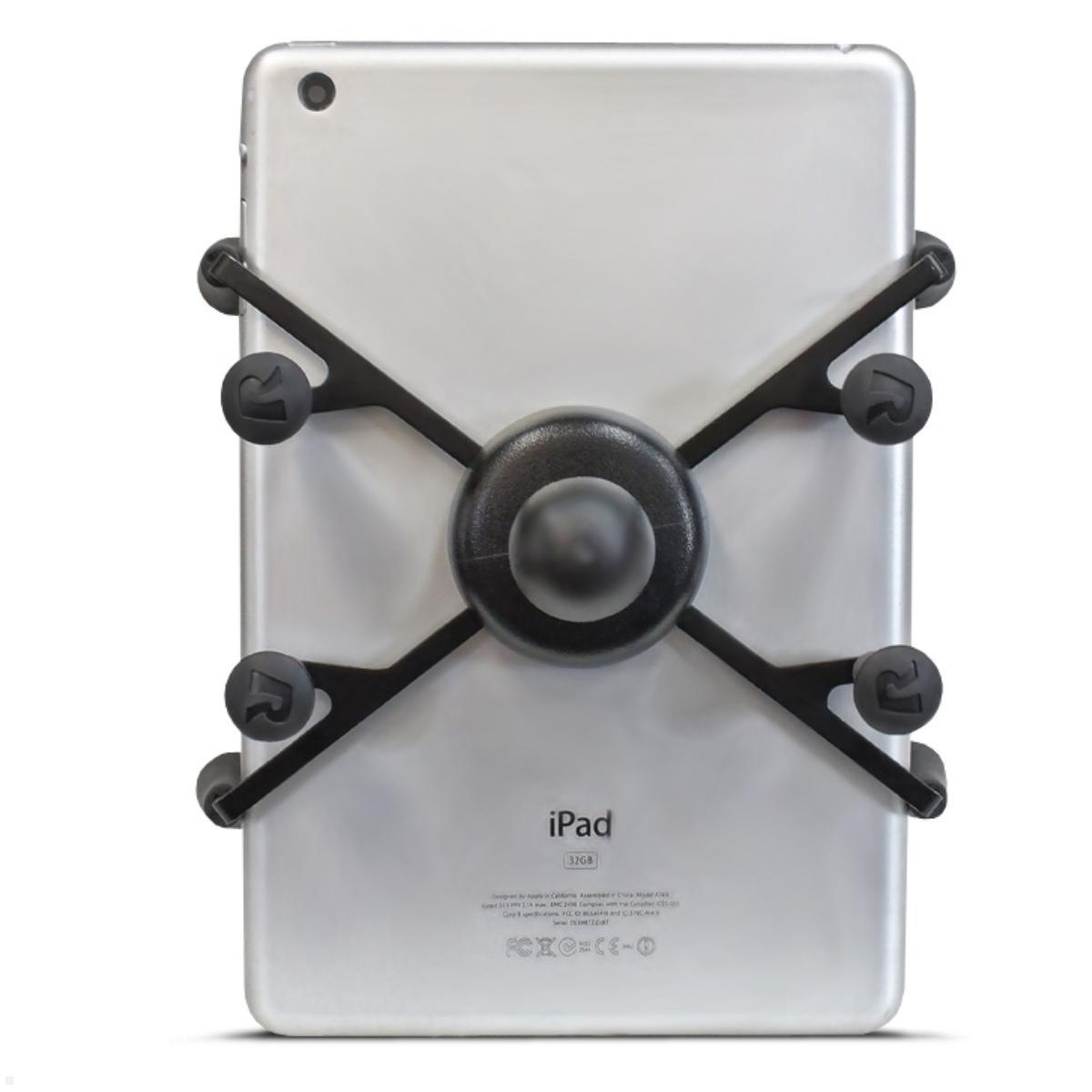 RAM Mounts X-Grip Tablet Halteklammer 7-8 Zoll, B-Kugel (RAM-HOL-UN8BU), schwarz Rückansicht mit Einsatz Tablet RAM Mounts X-Grip Tablet Halteklammer 7-8 Zoll, B-Kugel (RAM-HOL-UN8BU), schwarz Rückansicht mit Einsatz Tablet