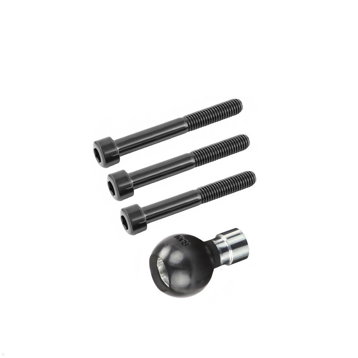 RAM Mounts Motorrad Befestigung Lenkerkopf mit B-Kugel (RAM-B-367U), schwarz Ansicht RAM Mounts Motorrad Befestigung Lenkerkopf mit B-Kugel (RAM-B-367U), schwarz Ansicht