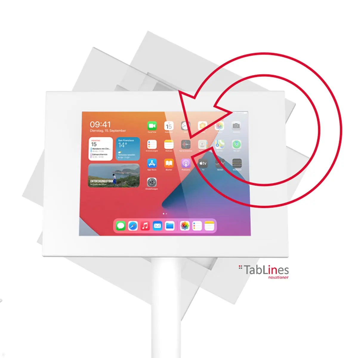 Sonderanfertigung BTS - Individueller Tablet Bodenständer Sonderanfertigung BTS - Individueller Tablet Bodenständer