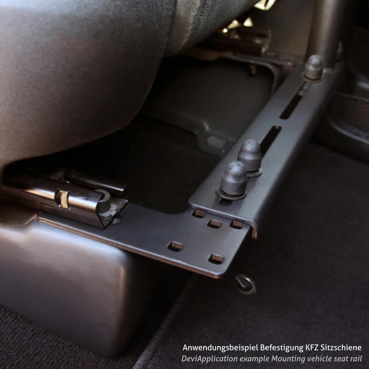 RAM Mounts universal Laptop Halter für Fahrzeug schwenkbar (RAM-VB-196-SW1), schwarz Anwendung KFZ Sitzschiene RAM Mounts universal Laptop Halter für Fahrzeug schwenkbar (RAM-VB-196-SW1), schwarz Anwendung KFZ Sitzschiene