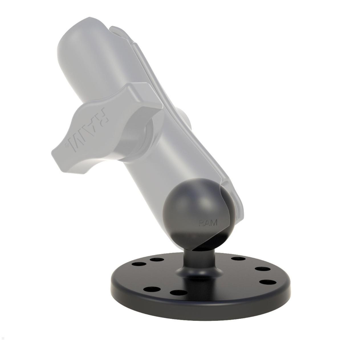 RAM Mounts Basisplatte rund mit B-Kugel 1 Zoll (RAM-B-202U), Anwendungsbeispiel RAM Mounts Basisplatte rund mit B-Kugel 1 Zoll (RAM-B-202U), Anwendungsbeispiel