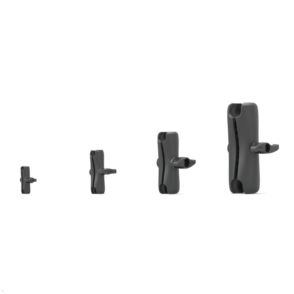 RAM Mounts Verbindungsarm kurz für C-Kugeln 1,5 Zoll (RAM-201U-B), Größenübersicht RAM Mounts Verbindungsarm kurz für C-Kugeln 1,5 Zoll (RAM-201U-B), Größenübersicht