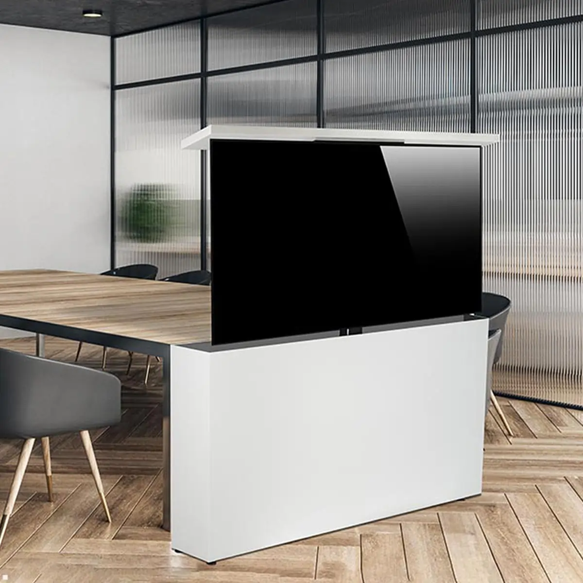 Sonderanfertigung BTS - Individuelles TV Sideboard für Schulen Sonderanfertigung BTS - Individuelles TV Sideboard für Schulen