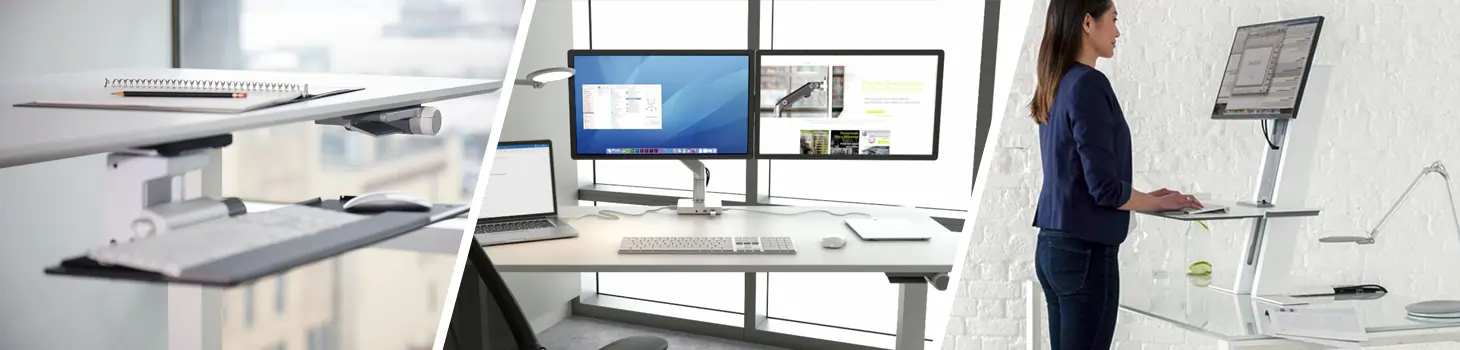 Humanscale Humanscale Monitorhalter, Steh-Sitz Tische