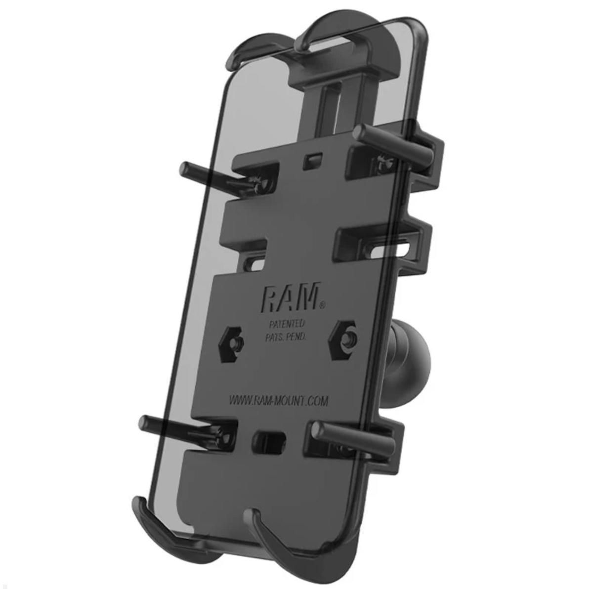 RAM Mounts Quick-Grip™ universal Halter für Smartphones, B-Kugel (RAM-HOL-PD3-238AU), Anwendungsbeispiel