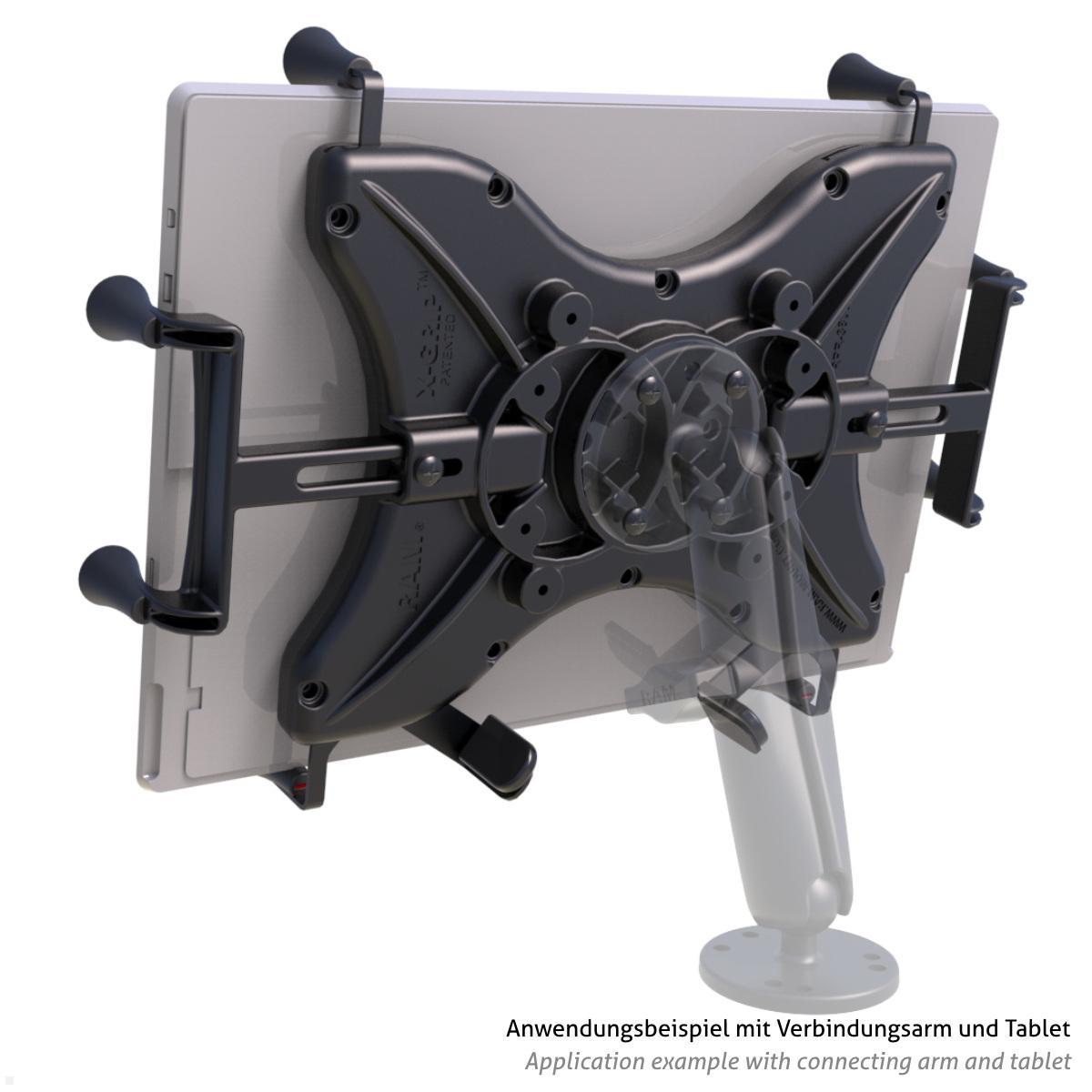 RAM Mounts X-Grip V Universal 12 Zoll Tablet Halterung Klemme (RAM-HOL-UN11U), schwarz Anwendungsbeispiel RAM Mounts X-Grip V Universal 12 Zoll Tablet Halterung Klemme (RAM-HOL-UN11U), schwarz Anwendungsbeispiel