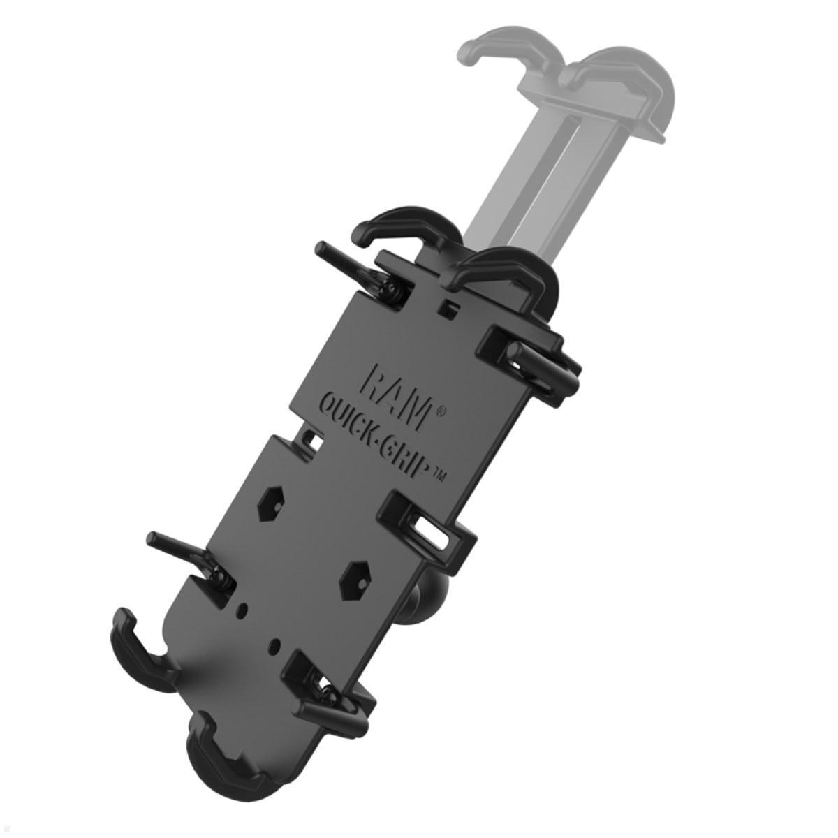 RAM Mounts Quick-Grip™ universal Halter für Smartphones, B-Kugel  RAM Mounts Quick-Grip™ universal Halter für Smartphones, B-Kugel